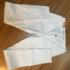 White Old Navy Rockstar Super Skinny, Size 4